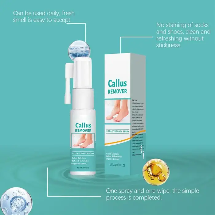 Spray exfoliant pour les pieds 20 ml