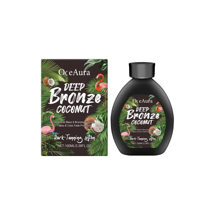 Lotion de bronzage à la noix de coco, bronzant sans soleil, rehausseur de bronzage, rehausseur assom