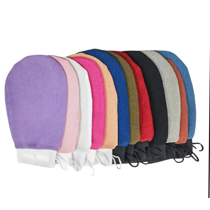 Gants exfoliants pour le corps