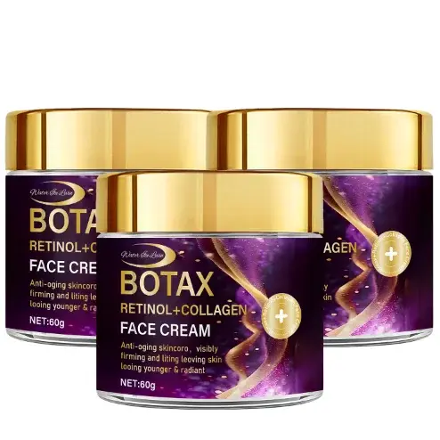 Crème visage au rétinol + collagène BOTAX : anti-âge, raffermit/levage visiblement, reconstitue les nutriments pour les peaux plus jeunes, radiantes et plus douces
