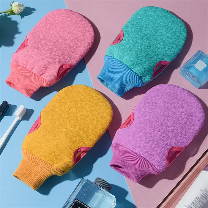 Gants exfoliants doubles