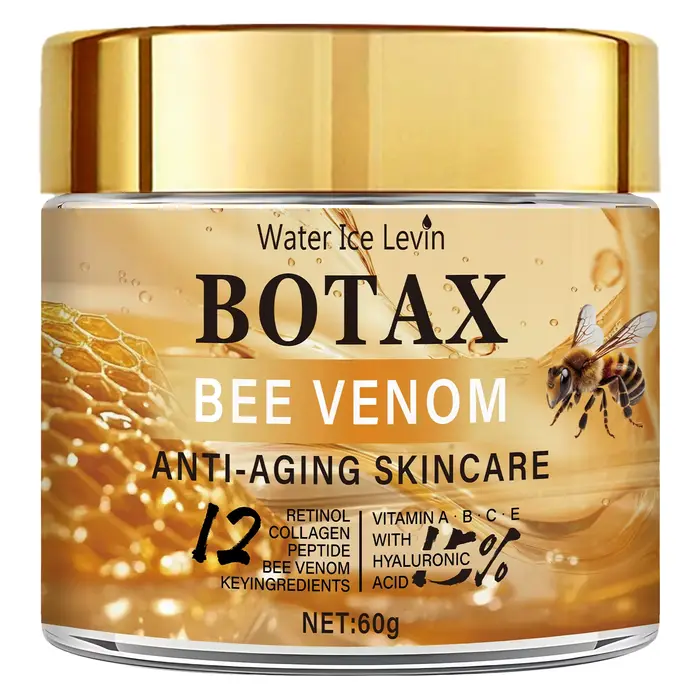 Crème Visage aux Peptides et Venin d'Abeille - Hydratation Repulpante, Complexe Vitaminé, Éclat Immé