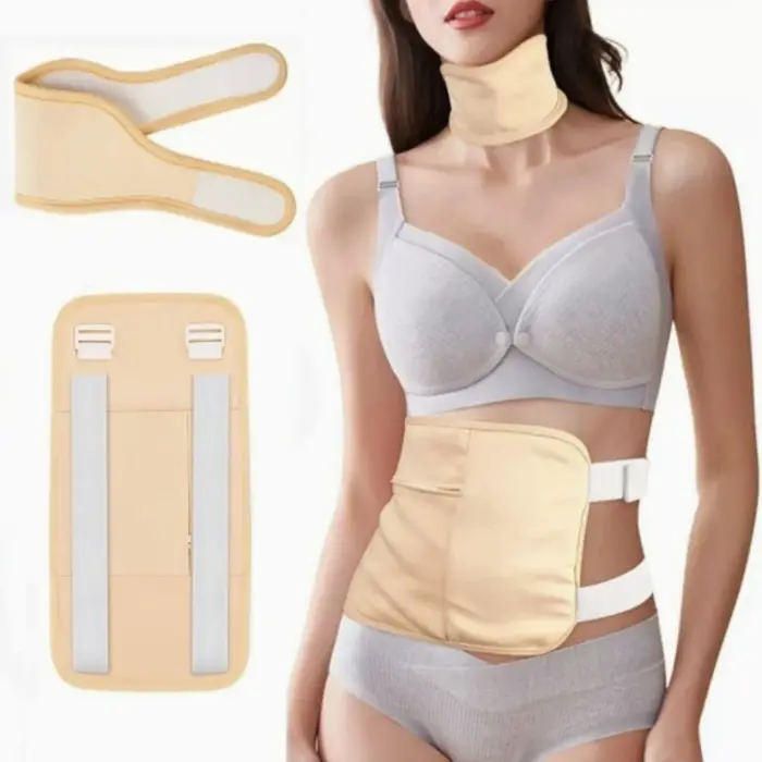 Compresses d'huile de ricin pour la détoxification du foie, en flanelle de coton biologique et PUL imperméable, kit de compresses d'huile de ricin réutilisables pour massage (huile non incluse)
