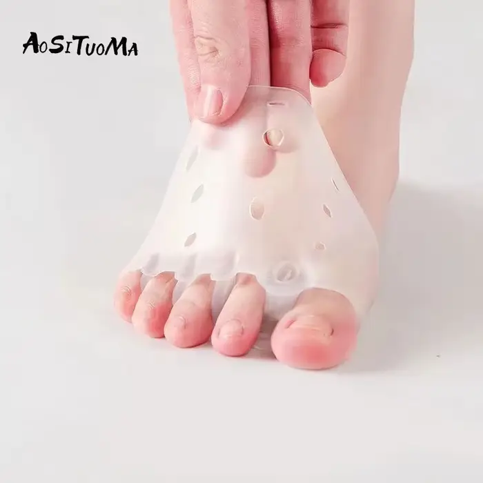 2 coussinets avant confortables en silicone pour la santé des pieds et le soulagement des oignons