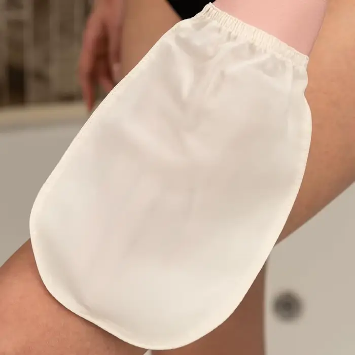 Gant 100% soie pour peeling de peau turque fabriqué à la main