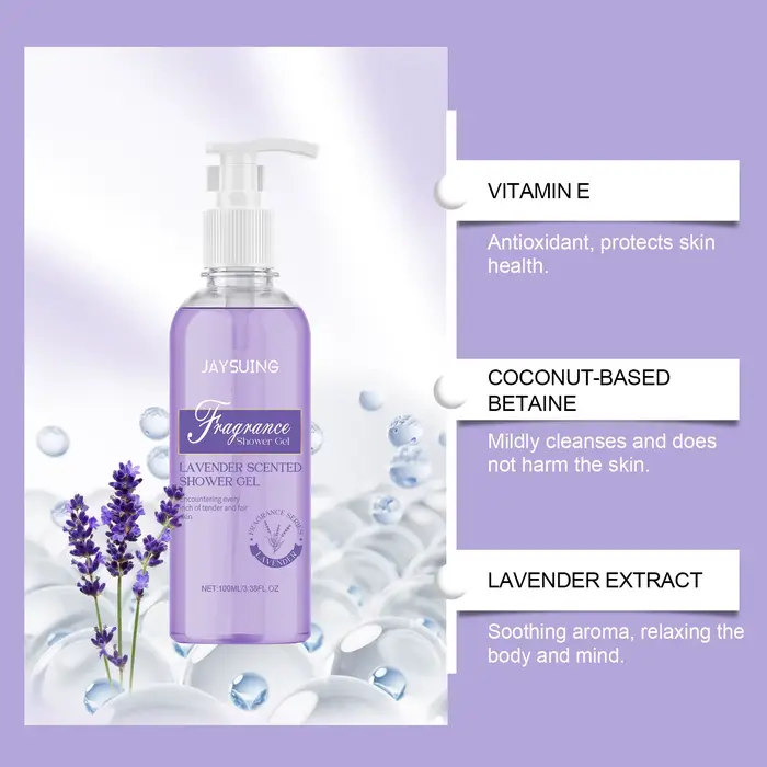 Gel douche parfumé, lavage du corps