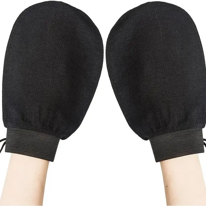 Gants de gommage de douche