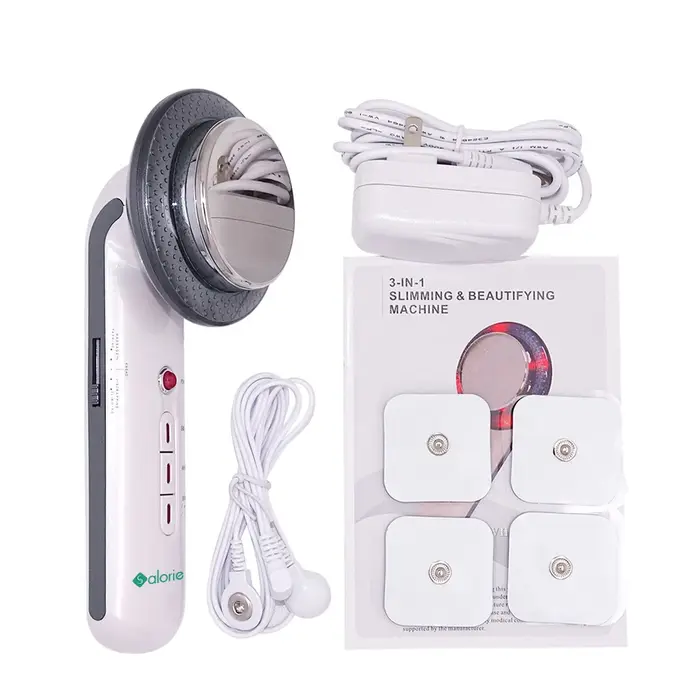 Masseur de forme de corps 6 en 1, Gel amincissant ultrasonique EMS, crème infrarouge 1Mhz, Cavitatio
