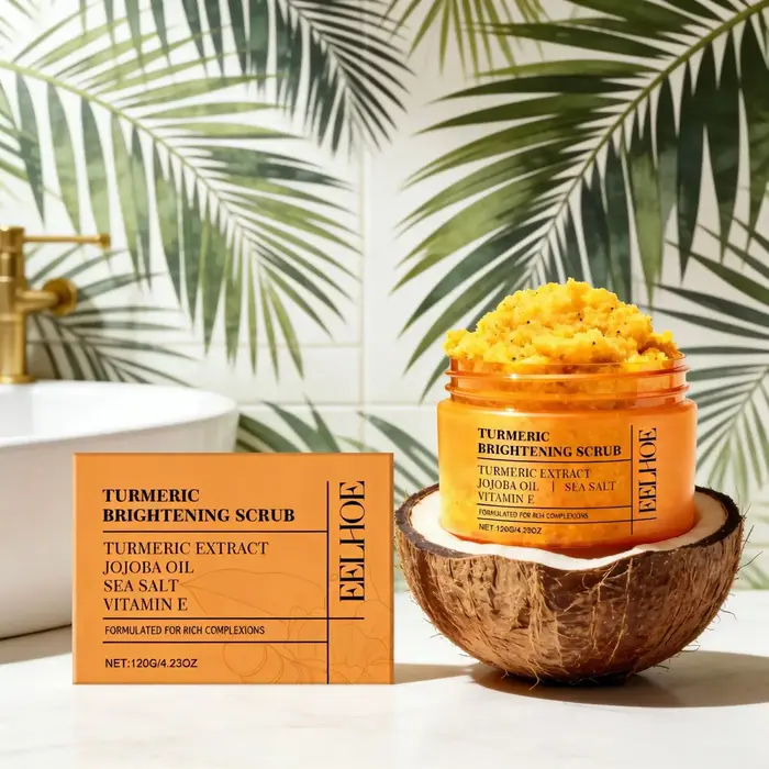 EELHOE Gommage au Curcuma Éclaircissant pour la Peau
