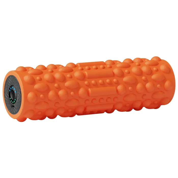Rouleau de mousse vibrant électrique colonne de Massage rouleau d'exercice Rechargeable 5 Mode roule