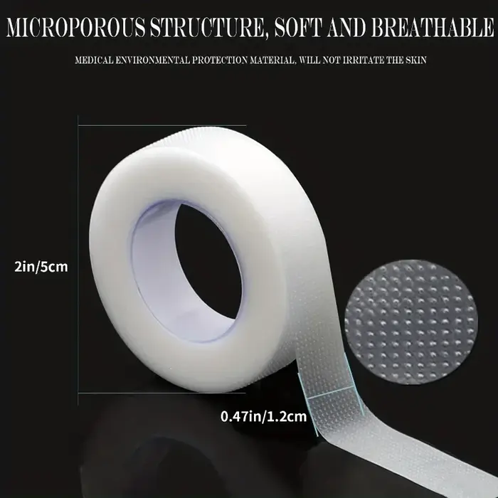 Ruban adhésif Transparent pour cils, 9m/10 mètres/rouleau, ruban adhésif respirant en tissu micropor