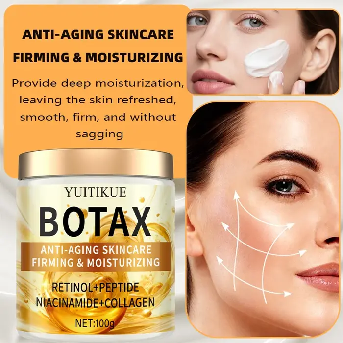 YUITIKUE BOTAX Crème Anti-âge 100g - Peptide de Rétinol Niacinamide Collagène