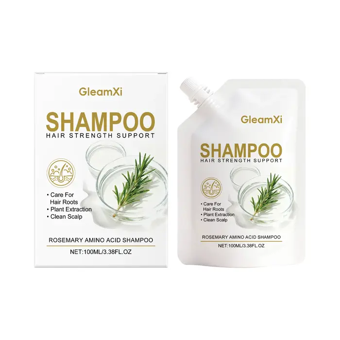 Shampoo à la Rosmarine Acide Aminé Volumisant pour Cheveux Gras Soin du Cuir Chevelu Épaississant Co