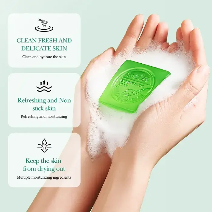 SADOER Aloe savon pour le visage mousse de lavage