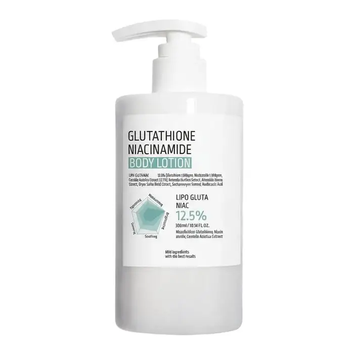 1-3X 300ml Lotion corporelle au glutathion – Hydratation intense et éclaircissement pour les peaux r