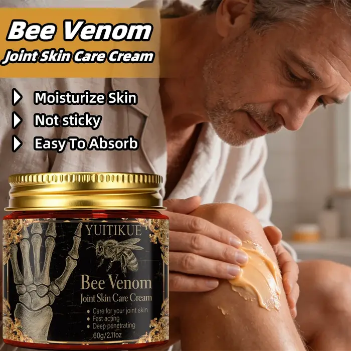 Crème de soin pour la peau des articulations au venin d'abeille
