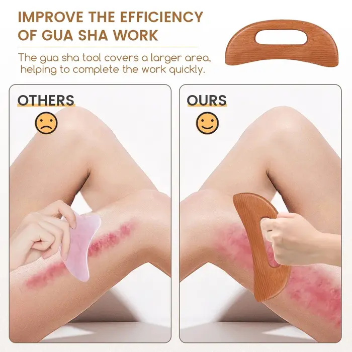 Soins de santé minceur Guasha conseil bois thérapie bâton de Massage Drainage lymphatique masseur grattage pour la Relaxation et la récupération