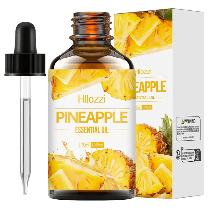Huile essentielle d'ananas pour le corps et les cheveux
