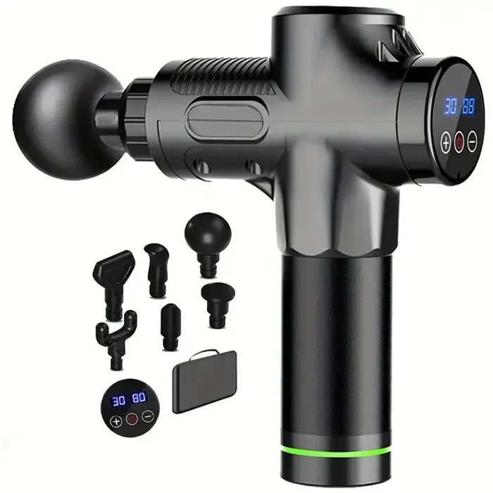 Pistolet de Massage Portable à vibrations pour Fascia, pour le corps, le cou, le dos, Relaxation mus