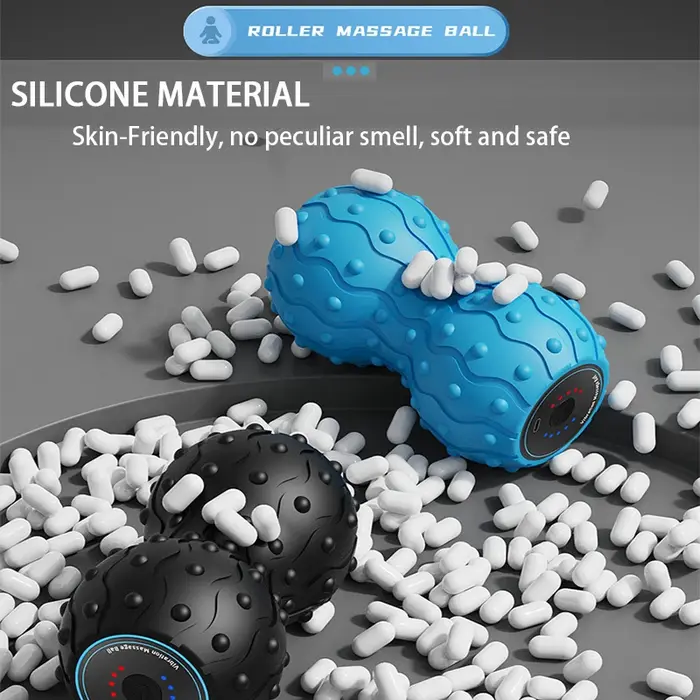 Balle de massage vibrante rechargeable à 5 vitesses