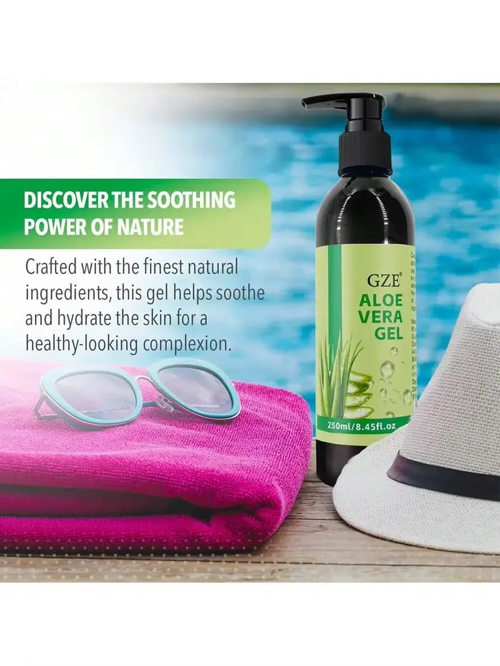 Le gel d'aloe vera GZE améliore la vitalité de la peau