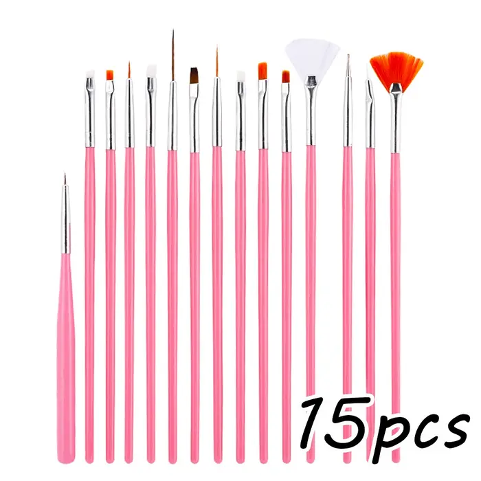 10 pièces Nail Art stylo brosse UV Gel peinture à la main Liner
