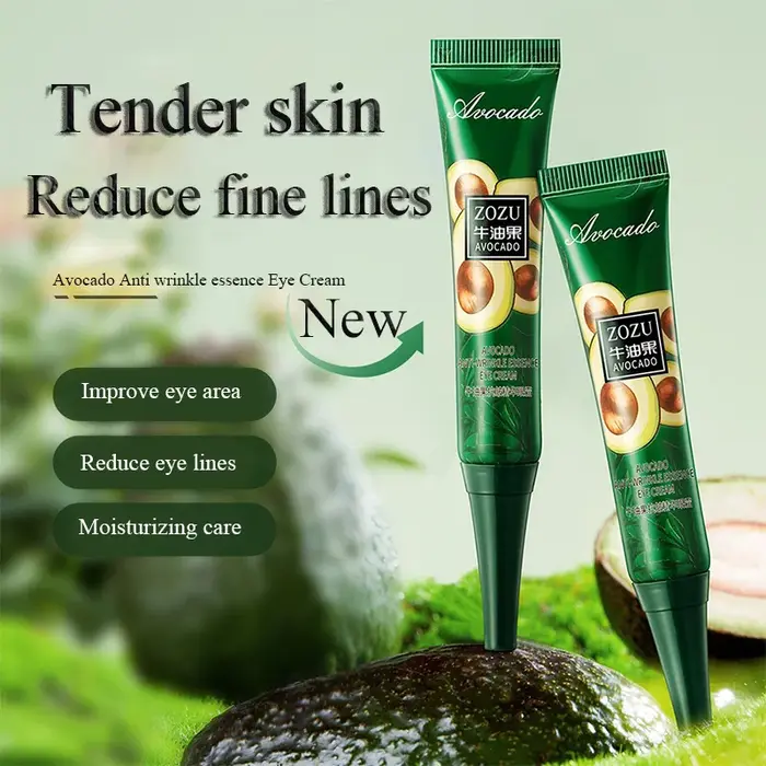 Crème pour les yeux élastique et lisse à l'avocat