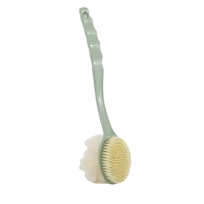 Brosse exfoliante douce pour le corps, brosse de bain à poils doux, brosse de bain à long manche, br