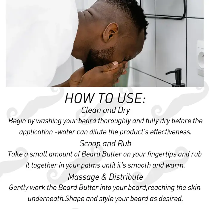 Crème hydratante nourrissante pour barbe