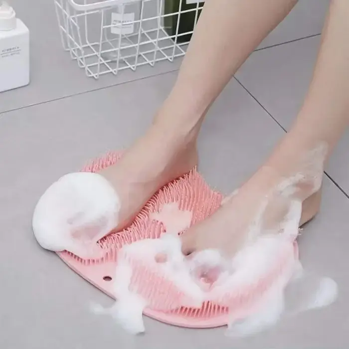 Brosse exfoliante pour les pieds et épurateur du dos
