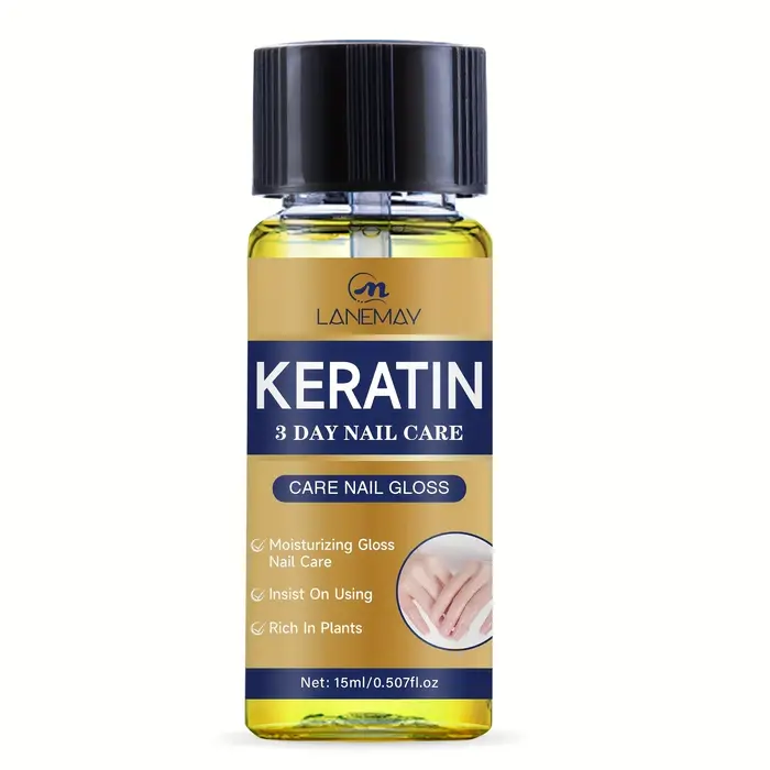 Huile de soin des ongles à la kératine – Riche en plantes