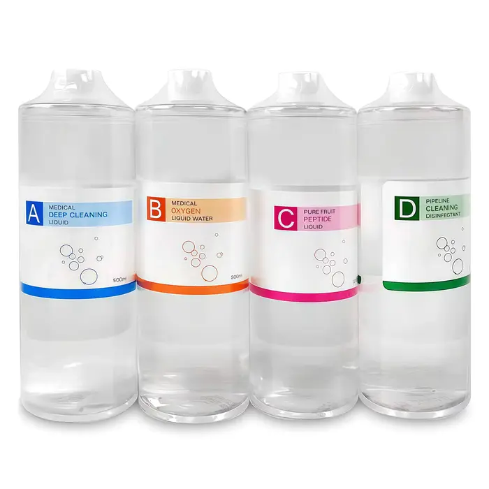 Sérum exfoliant Hydra Aqua Facial 500ml pour machine de soin de beauté par dermabrasion