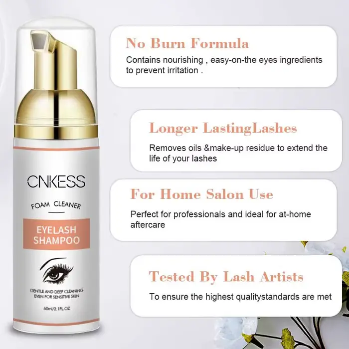 Shampoing mousse super concentré pour cils