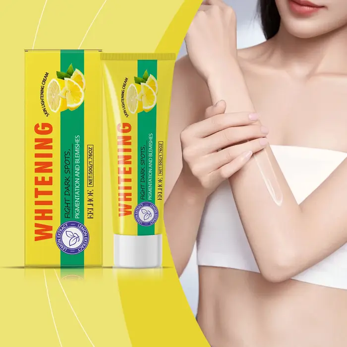 Eelhoe Lotion pour le corps au citron hydrate doucement la peau laisser lisse brillant rafraîchissant parfumé hydratant améliore la sécheresse