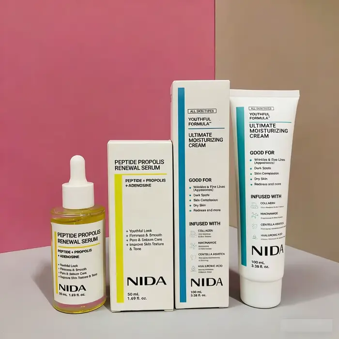 Sérum facial régénérant au peptide de propolis NIDA