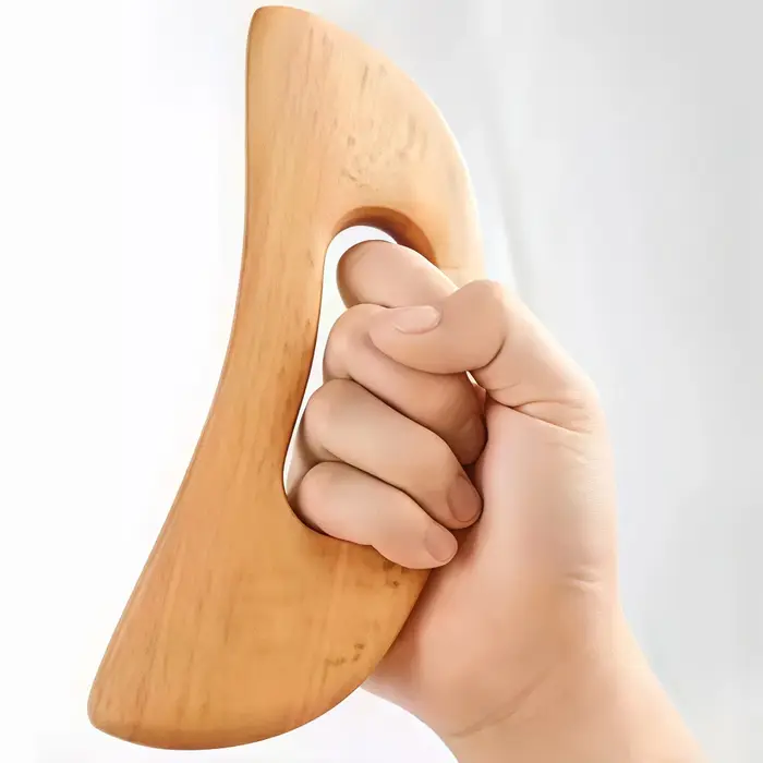 Masseur anti-cellulite en bois naturel, outil Gua Sha pour le corps entier, pour le massage des musc