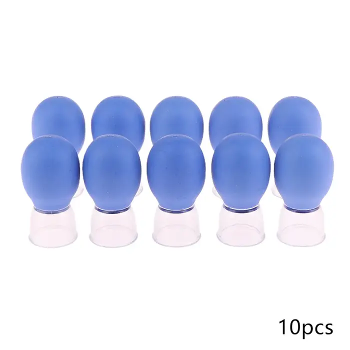 Masseur de visage en Silicone, sous vide, pour la peau des yeux, Lifting du visage, pot Anti-Celluli