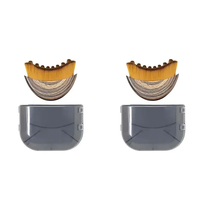 Brosse de drainage lymphatique pour le visage et le corps