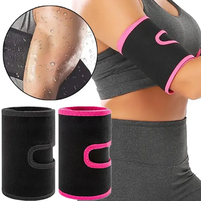 Coupe-bras Sauna bandes de sueur femmes bras plus mince formateur Anti Cellulite