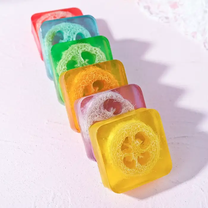 Savon Loofah à l'huile de lavande biologique