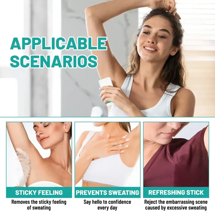 TILEST Stick Anti-Transpiration Super Puissant 48H – Contrôle de la Transpiration pour Mains