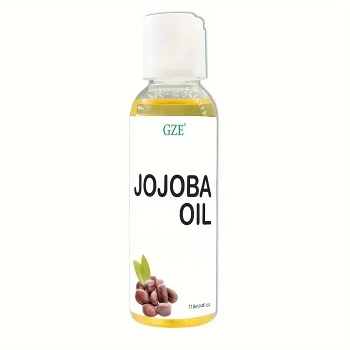 Huile de jojoba biologique GZE, huile hydratante pure pour le visage, les cheveux, la peau et les on