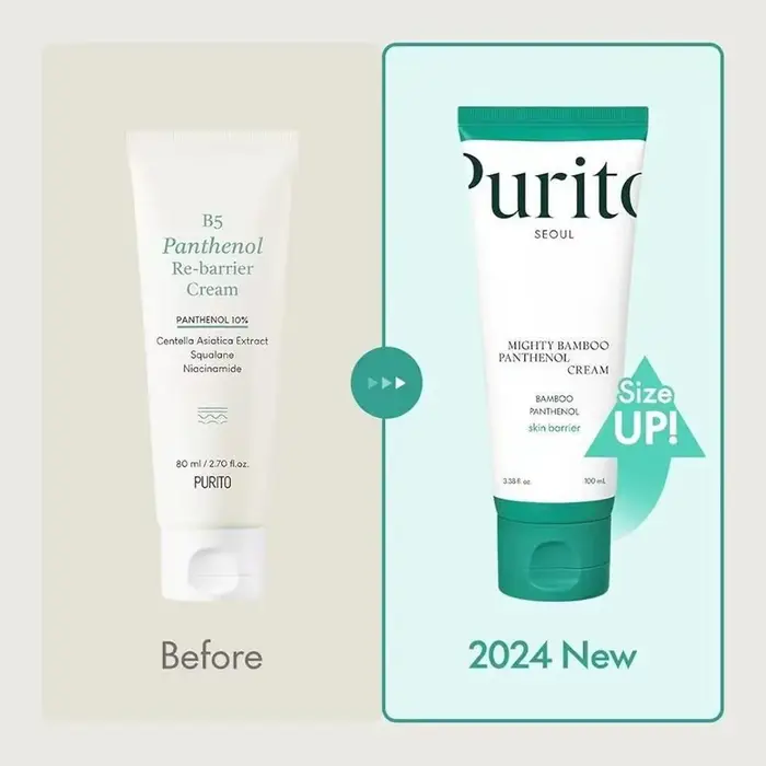 Purito – crème à l'essence nourrissante en bambou naturel