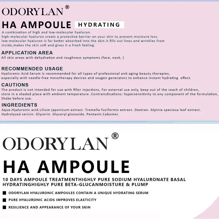 Sérum pour le visage à l'acide hyaluronique