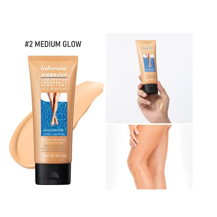 Lotion de Maquillage pour les Jambes 100ml – Waterproof & Anti-Transfert, Longue Tenue, Unifie le Te