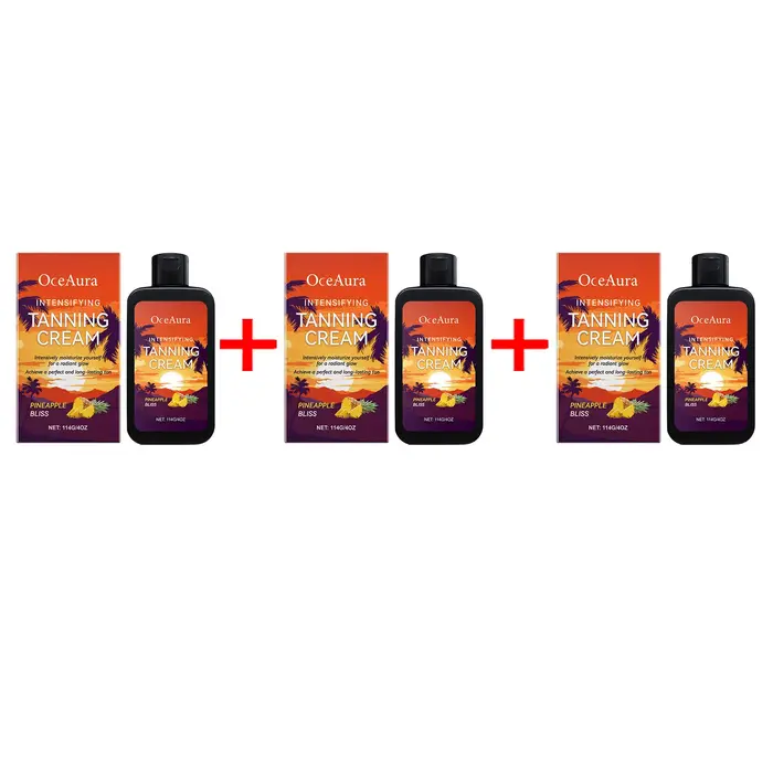 Crème de bronzage pour le corps dans le solarium