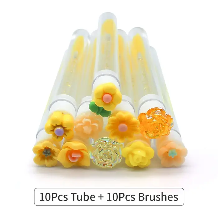 Tubes de brosse à cils réutilisables, 10/50 pièces, brosse à sourcils, baguettes de cils remplaçable