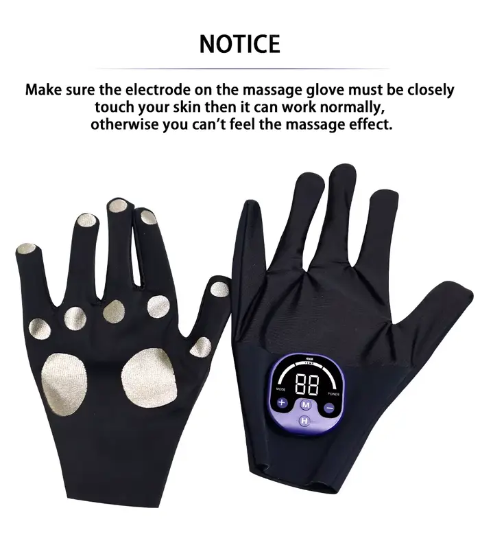 Gants de massage EMS épais pour la récupération musculaire