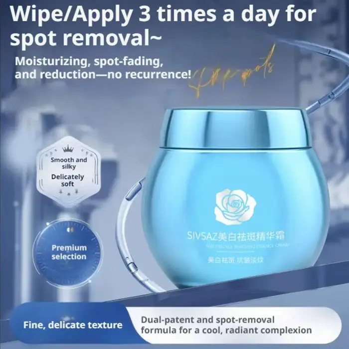 Crème pour le visage pour corriger les taches brunes