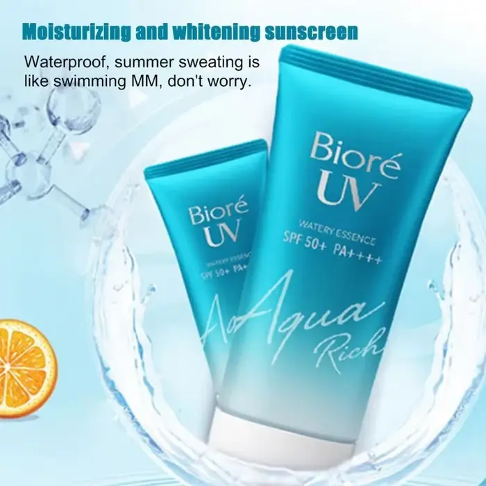 Crème Solaire Spf50 en Gel Imperméable de 90 ou 50ml